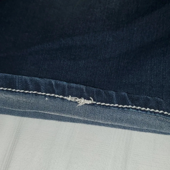 New Direction Weekend Blue Jean Shorts with Studs and Cuffed Leg - Picture 3 of 11